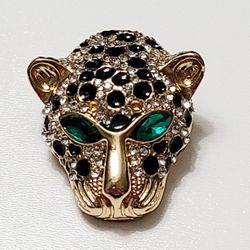 Leopard Brooch Pin And Pendant Combo 