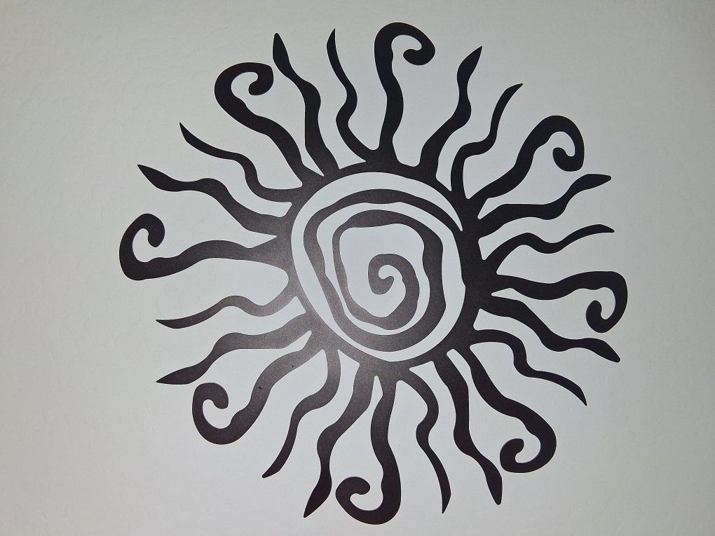 Spiral Sun Wall Art