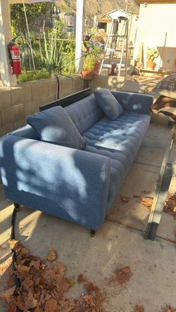Blue new couch