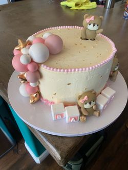 FREE- Baby Shower Cake Decorations