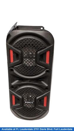 Fisher Fbx872k Black Portable Speaker