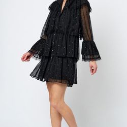 Ciebon Lace Ruffle Dress