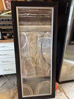 Large Framed Abstract Wall Art