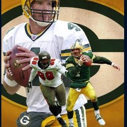 Green Bay Packers Brett Favre Lithograph 