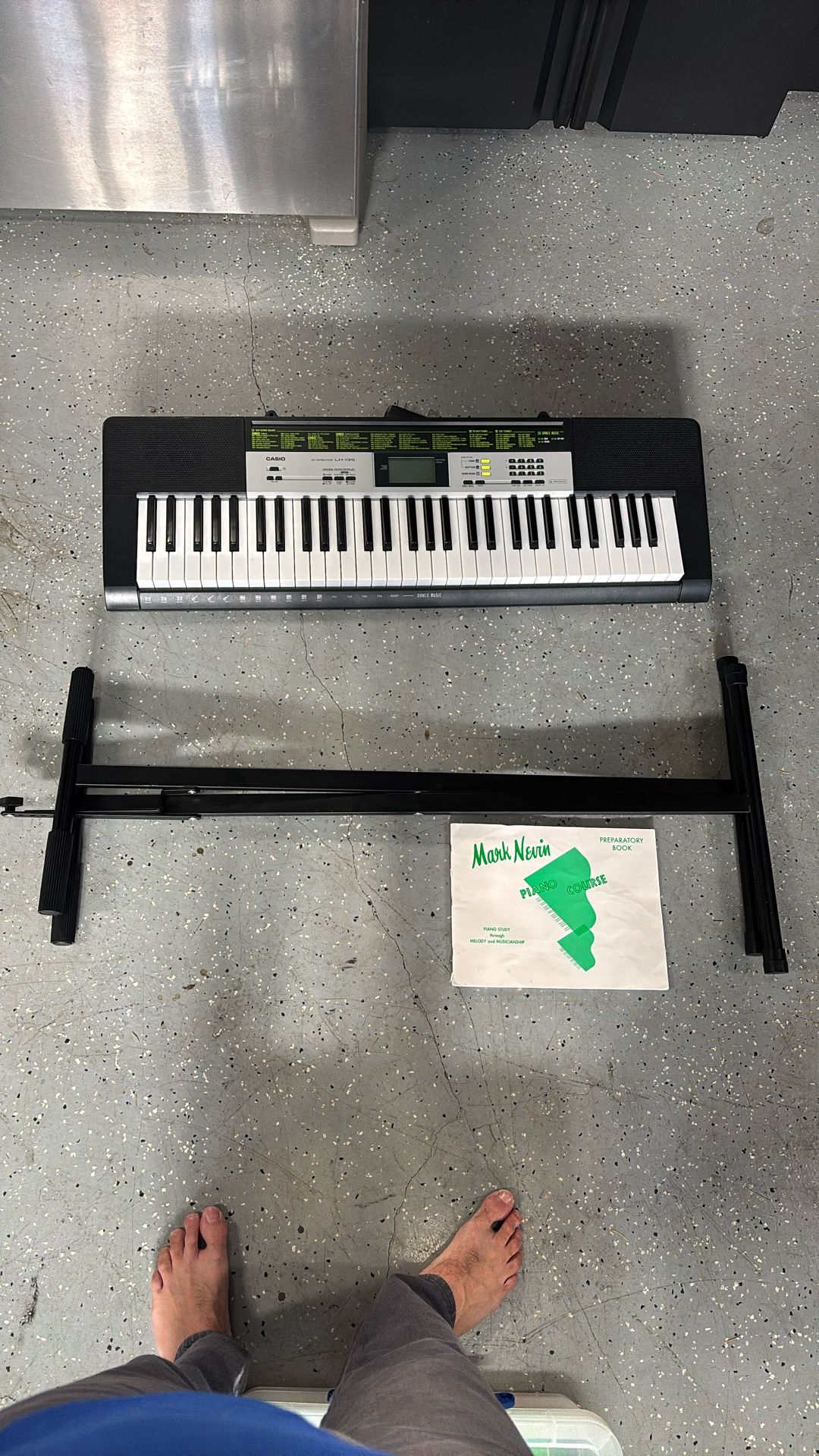 Casio Electric Keyboard And Violin