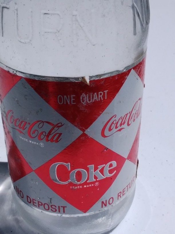 Vintage Coca Cola Qt. Bottle
