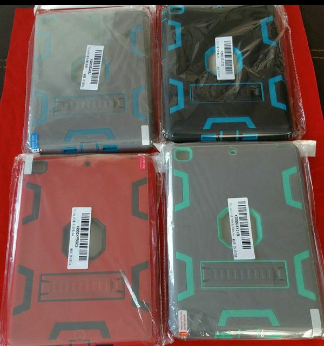 For Apple iPad Air Dual Layer Shockproof Hybrid Hard Kickstand Case Cover