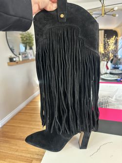 Fringe Cowboy Boots 
