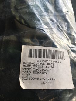 Woodland camouflage army vest