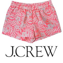 NWT J. Crew Floral Mid-Rise Boardwalk Shorts Size 0 PRICE FIRM