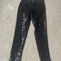Women’s Black Sequined Pants