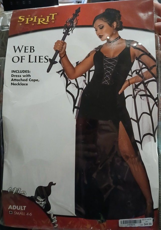 Web Of Lies Adult Halloween Costume 