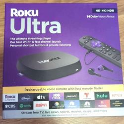 Roku Ultra • 4K HD HDR • Dolby Vision Atmos