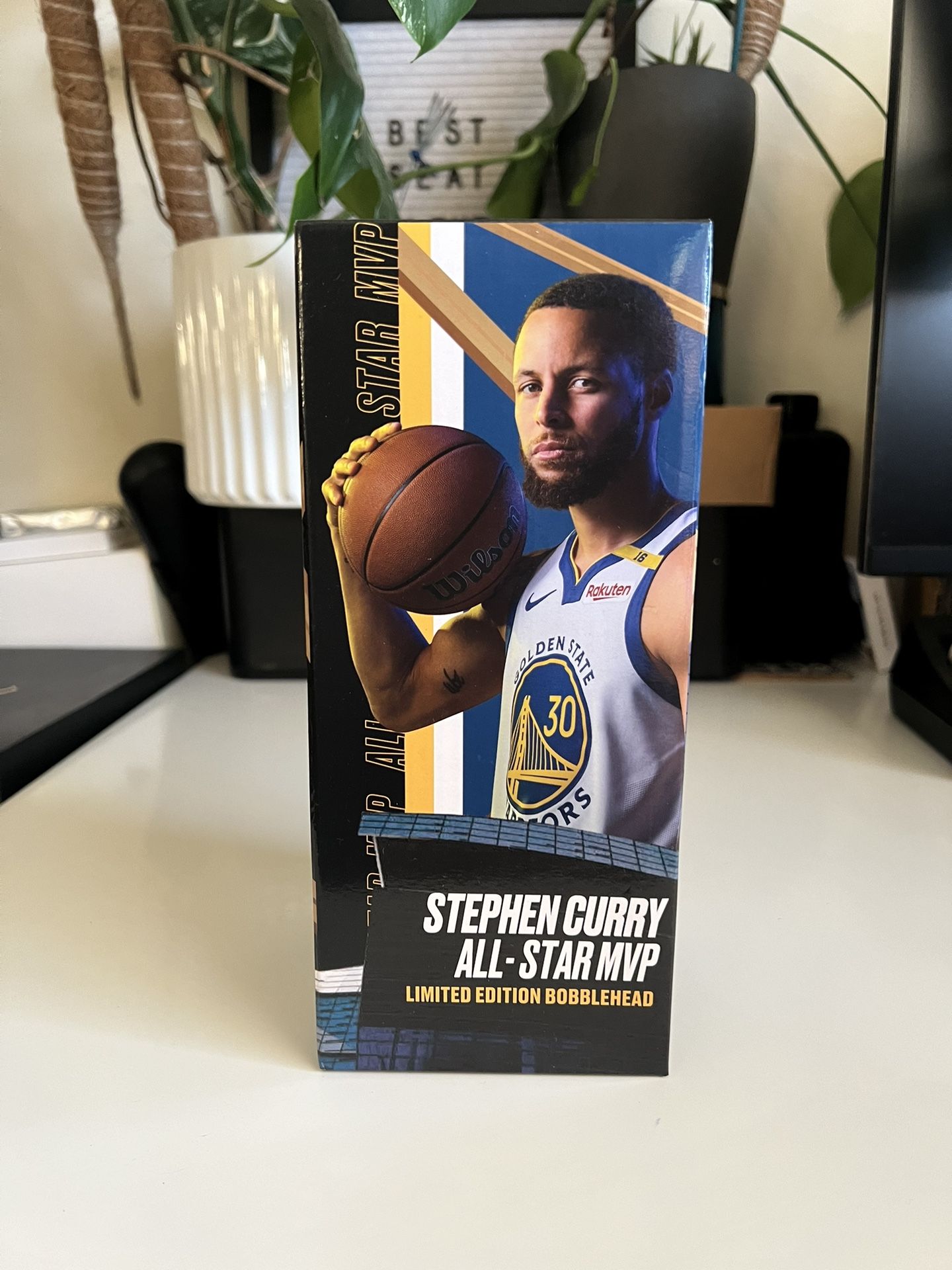 NEW Stephen Curry Warriors 2025 All Star MVP SGA Bobblehead