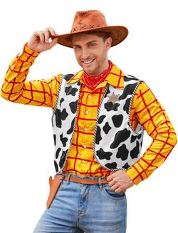 Adult size 3XL toy story Woody Cowboy Costume Set