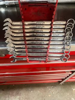 Snap-on Metric Combination Wrench Set 10–19mm
