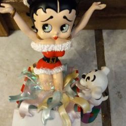 Vintage Betty Boop Christmas ornament