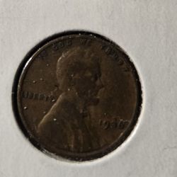 4 Wheat pennies from the thirties