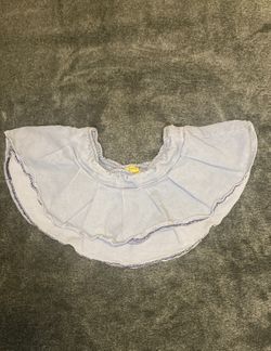 Pleated Denim Mini Skirt