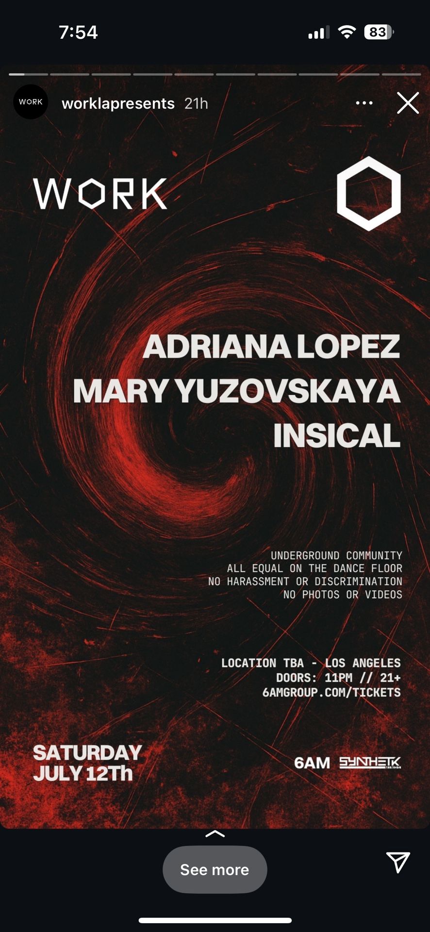 2 Adriana Lopez Workla Presents Afters July 12 La