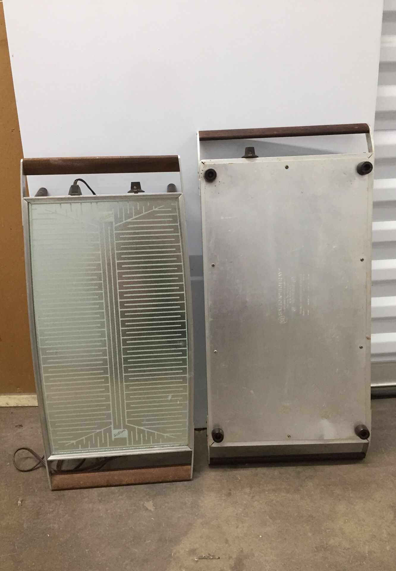Two separate electric food warmer. $10.00 each in working condition. Two foot by one foot.