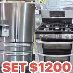 SET DE REFRIGERADOR Y ESTUFA EN ESELENTE CON DICIONES CON 2 MESES DE GARANTÍA 