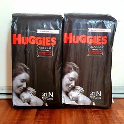Huggies Diapers Special Delivery Size N Newborn