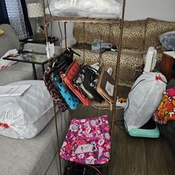 Purses And Rack