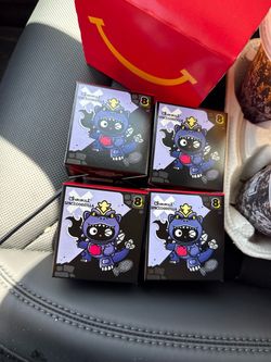 McDonald's Chococat SpaceGodzilla Happy Meal Toy #8 x4
