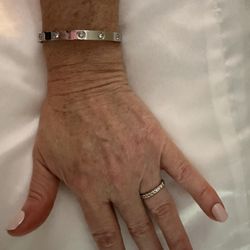 Love Bracelet 18k Plated With Cz Invisible Settings Sale $59