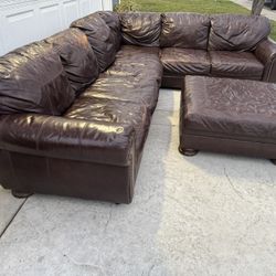 Leather Sectional For Sale