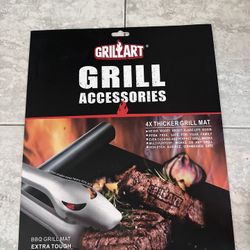 W BBQ Grill Mats For Outdoor Grill - Nonstick 500 Degree Heavy Duty Grilling Mat (set of 2) - Reusable BBQ Accessory Sheets 