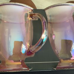 Mugs Pink For Coffee Or Tea