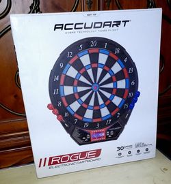 Accudart Rogue 15.5" Electronic Dartboard – Brand New in Box Soft Tip Digital LED Scoreboard