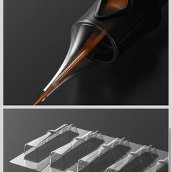 New 50 1209RL Tattoo Cartridge Needles - 50 Pack, Sturdy and Durable Design, High Ink Storage, Sharp Tips, Sterilized and Individually Packaged, Unive
