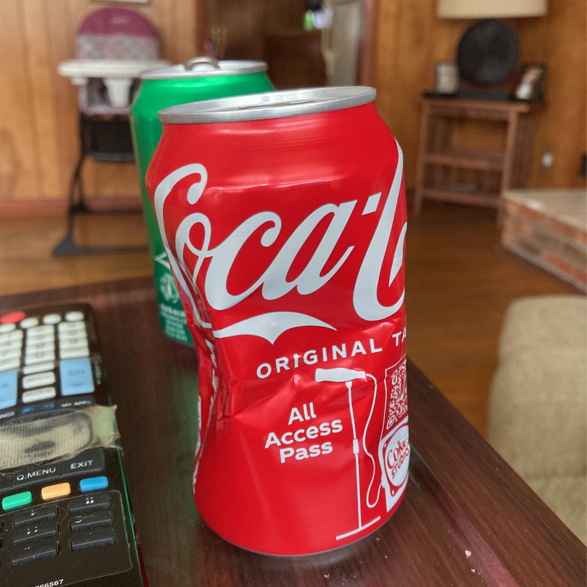 Unopened Empty Can Of Coke