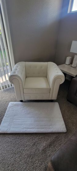 White Chesterfield Chair