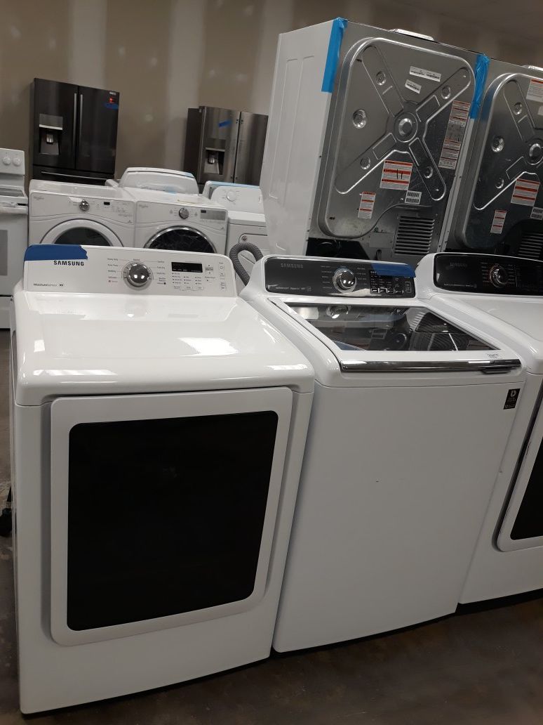 Top load washer and dryer set brand new scratch and dent