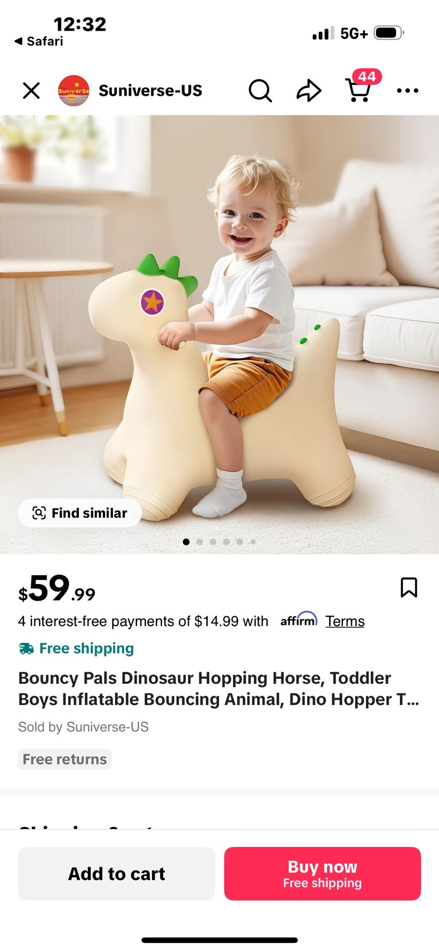 Dinasour Bouncy Pal
