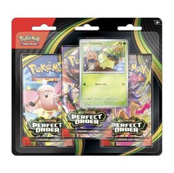 Pokémon Trading Card Game: Mega Evolution Perfect Order 3-Booster Blister W/Chikoerita