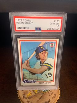 1978 Topps Robin Yount #173 HOF PSA 10