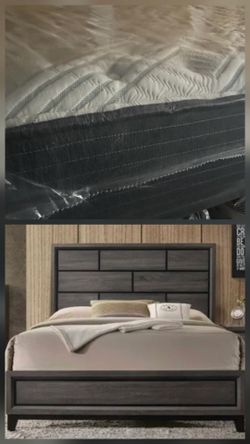 BIG SALE! BRAND NEW QUEEN SIZE BEDFRAME INCLUDES BEAUTYREST MATTRESS SET