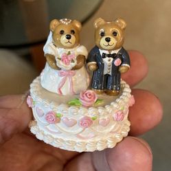 Wee Forest Folk Mouse T9 Bride Groom Wedding Cake Donna Petersen 1987