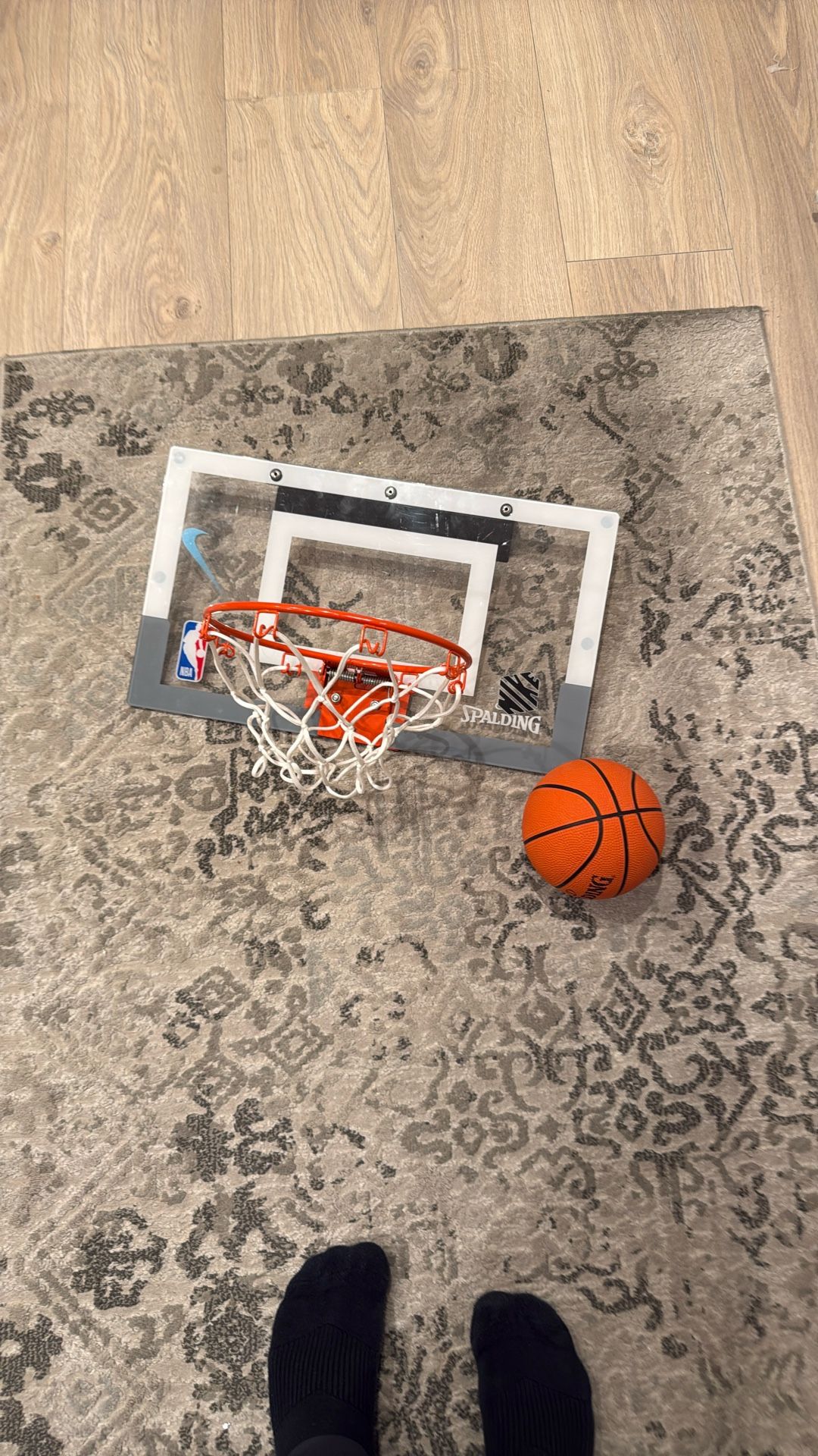Door Basketball Hoop And Ball