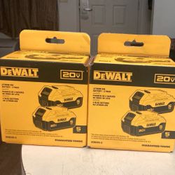 Dewalt  20V Max Lithium Ion Battery - 2  Pack 5..0 AH