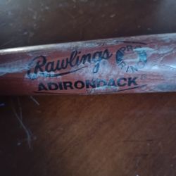 RAWLINGS ADIRONDACK BIG STICK OFFICIAL SOFTBALL BAT WOOD/WOODEN 181F PRO-RING