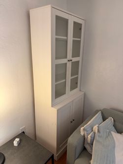 Beautiful cabinet with glass windows