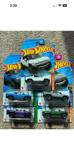 Hot Wheels Hummer EV Custom Base lot of 5