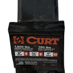 CURT 45850 Class 3 Ball Mount (2" SHANK, 7500 Lbs, 4" DROP, 2" Rise)