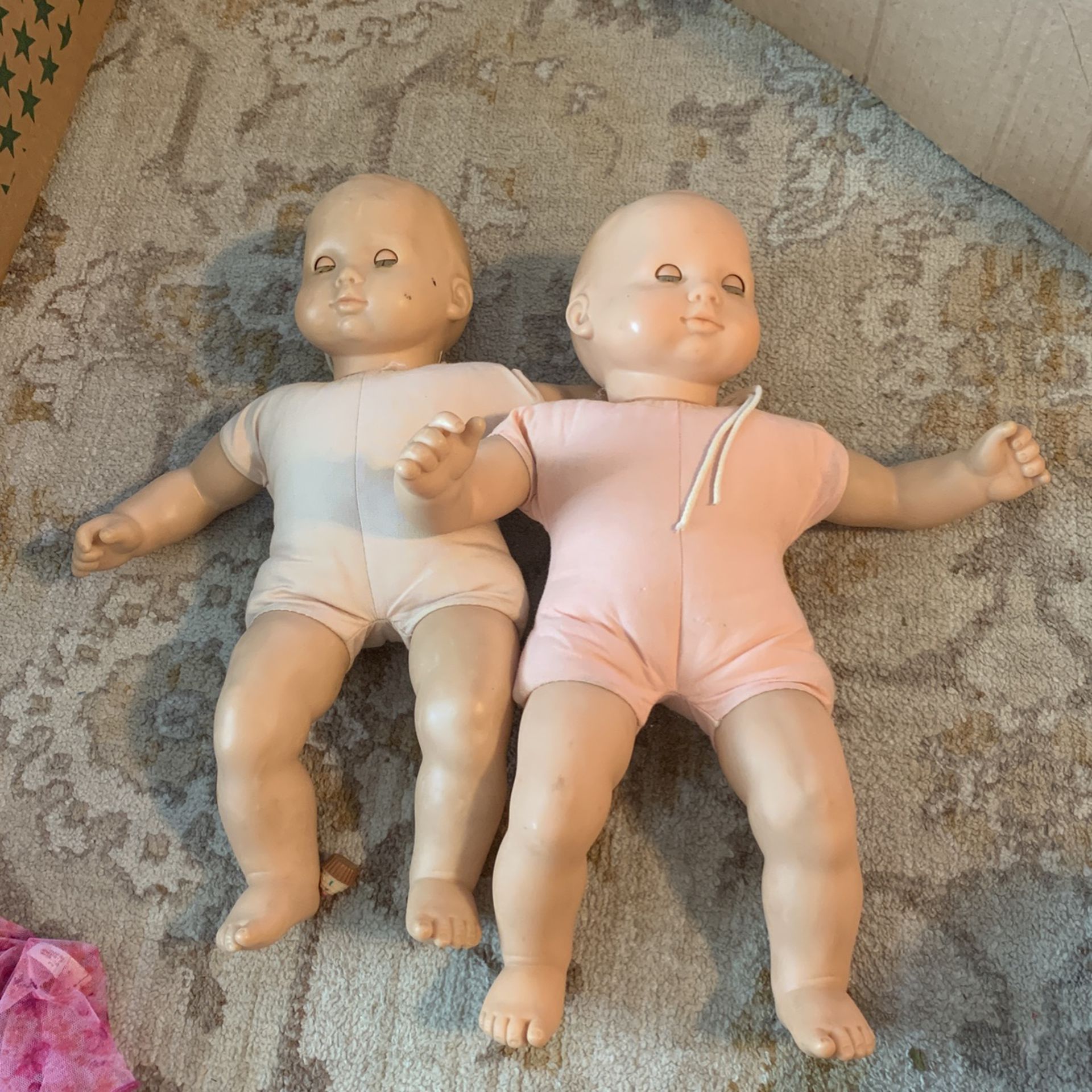 American Girl/Bitty Baby Dolls  (2 Set) In Need Of TLC
